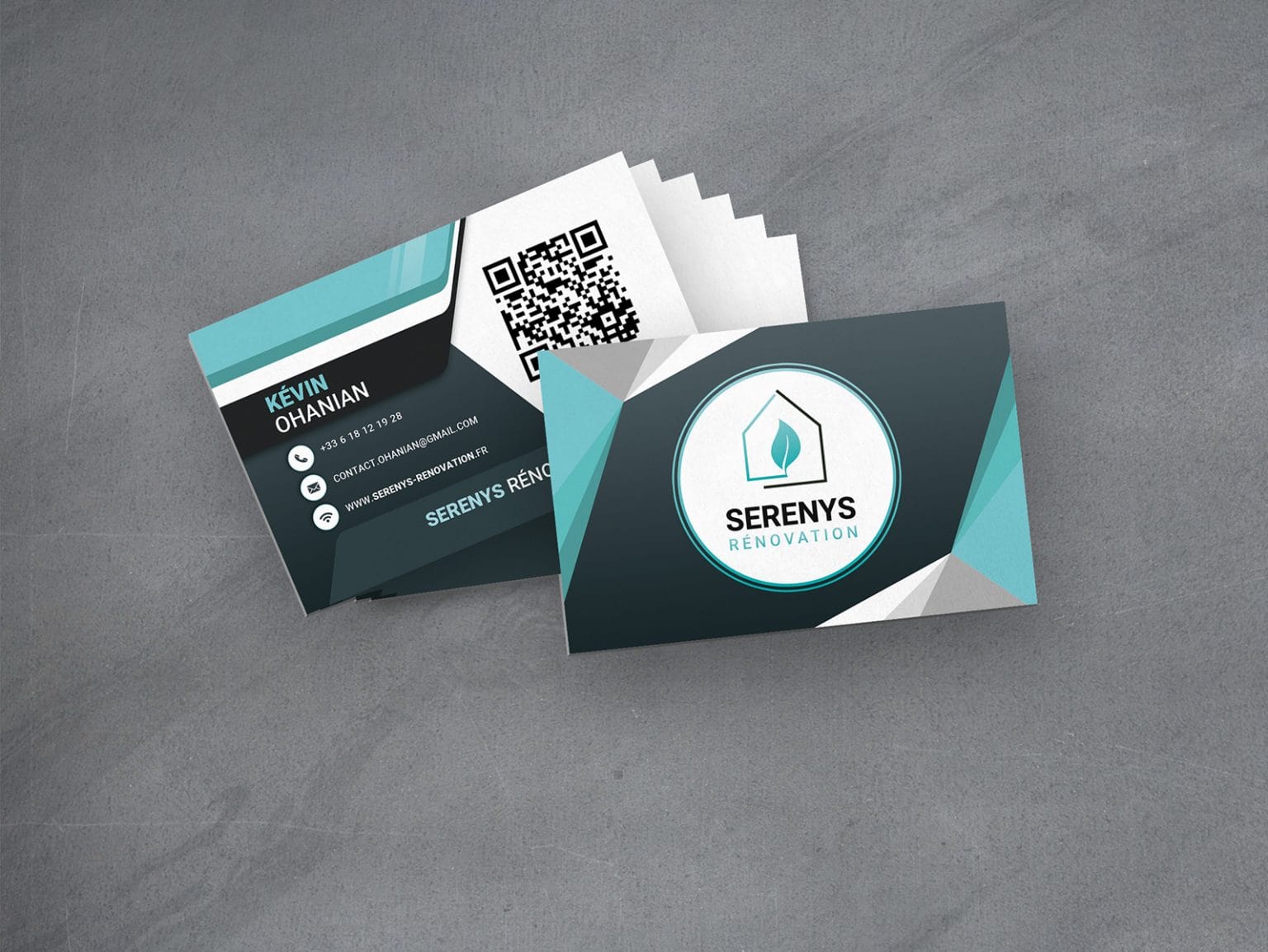 Carte de visite « Serenys Rénovation »